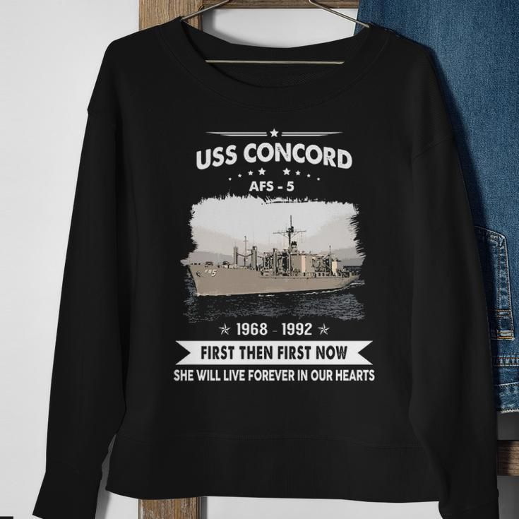 Uss Concord Afs Sweatshirt Gifts for Old Women