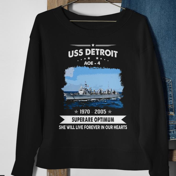 Uss Detroit Aoe Sweatshirt Gifts for Old Women