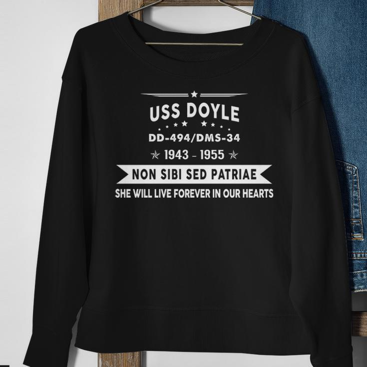 Uss Doyle Dd 494 Dms Sweatshirt Gifts for Old Women