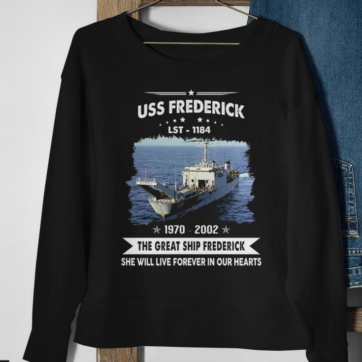 Uss Frederick Lst Sweatshirt Gifts for Old Women