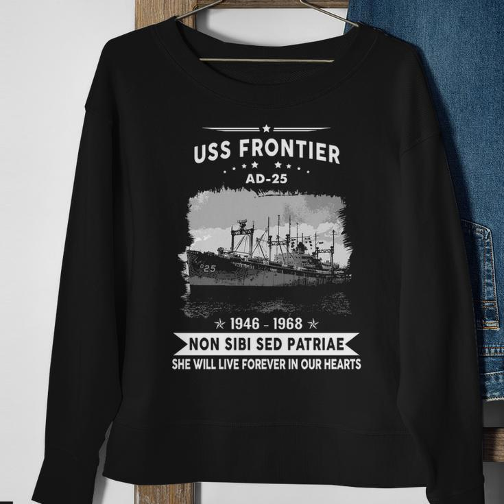 Uss Frontier Ad Sweatshirt Gifts for Old Women