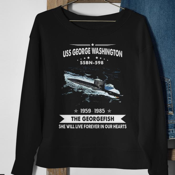 Uss George Washington Ssbn Sweatshirt Gifts for Old Women
