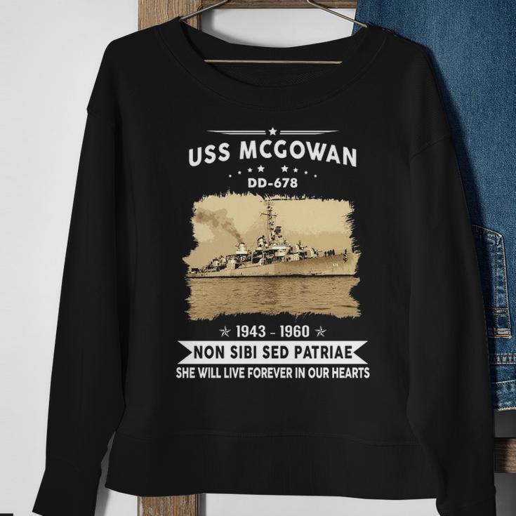 Uss Mcgowan Dd Sweatshirt Gifts for Old Women