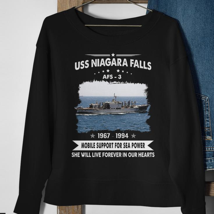Uss Niagara Falls Afs V3 Sweatshirt Gifts for Old Women