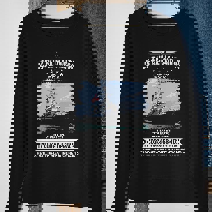 Uss Paul Hamilton Ddg V2 Sweatshirt Gifts for Old Women
