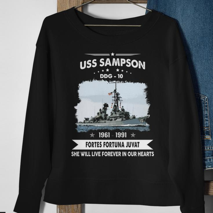 Uss Sampson Ddg V2 Sweatshirt Gifts for Old Women