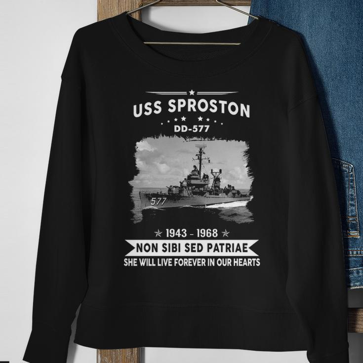 Uss Sproston Dd Sweatshirt Gifts for Old Women