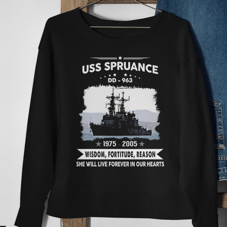 Uss Spruance Dd Sweatshirt Gifts for Old Women