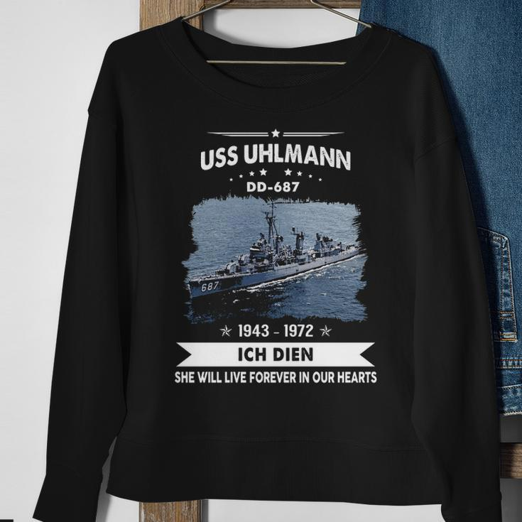 Uss Uhlmann Dd Sweatshirt Gifts for Old Women