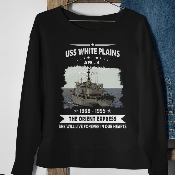 Uss White Plains Afs Sweatshirt Gifts for Old Women