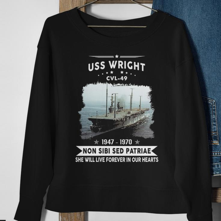 Uss Wright Cvl V2 Sweatshirt Gifts for Old Women