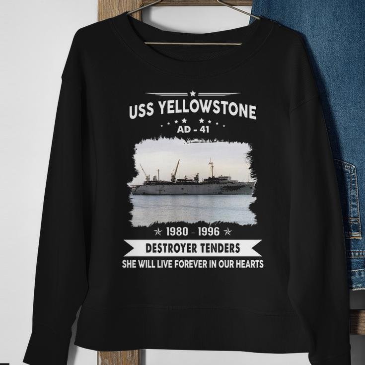 Uss Yellowstone Ad Sweatshirt Gifts for Old Women