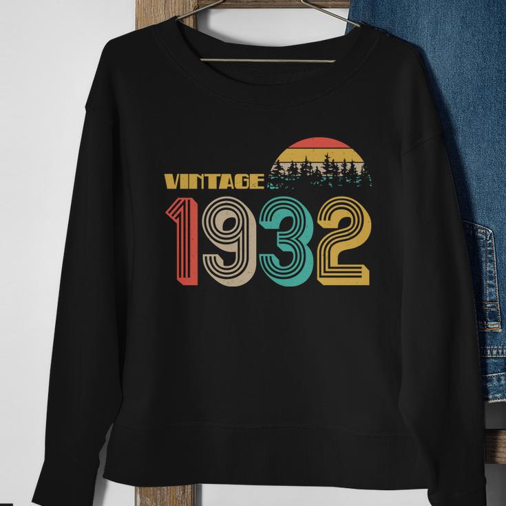 Vintage 1932 Sun Wilderness 90Th Birthday Sweatshirt Gifts for Old Women