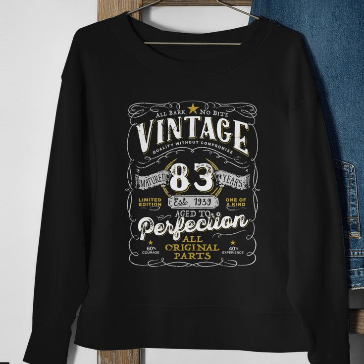 Vintage 1939 Birthday For Women Funny Men 83 Years Old Sweatshirt Gifts for Old Women
