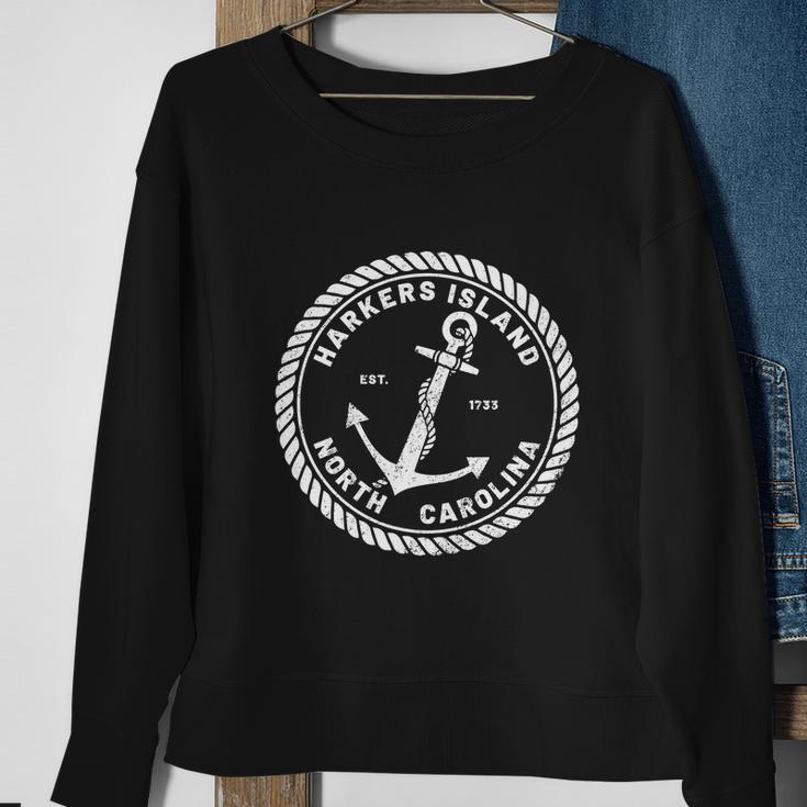 Vintage Anchor And Rope For Traveling Sweatshirt Gifts for Old Women