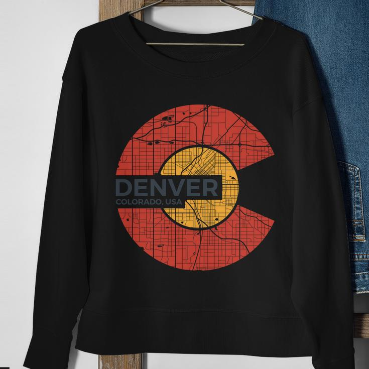 Vintage Denver Colorado Logo Tshirt Sweatshirt Gifts for Old Women