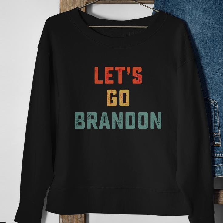 Vintage Lets Go Brandon Lets Go Brandon Sweatshirt Gifts for Old Women