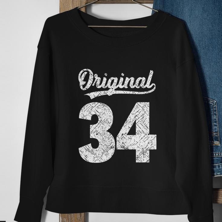 Vintage Of It´S My 34Th Birthday Sweatshirt Gifts for Old Women