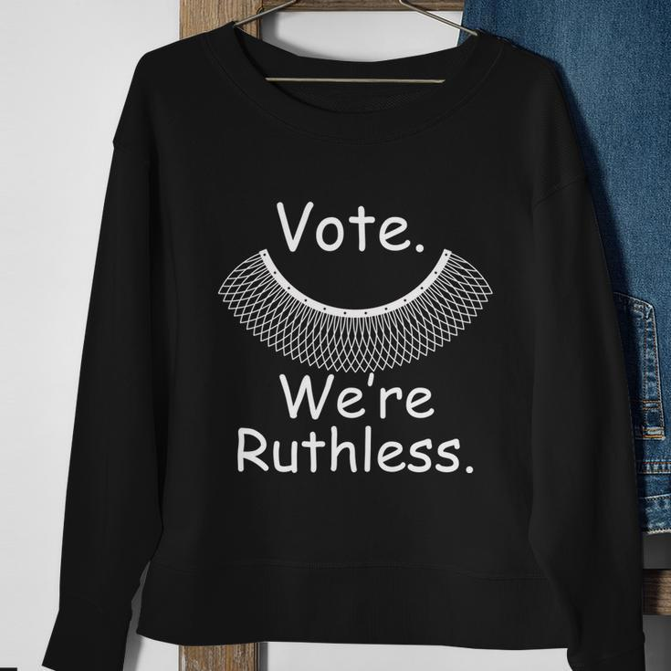 Vote Were Ruthless Rgb Feminist Pro Choice Sweatshirt Gifts for Old Women