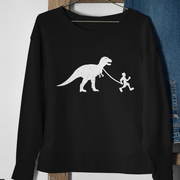 Walking My Trex Sweatshirt Gifts for Old Women