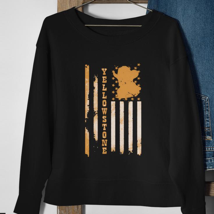 Yellowstonee Flag Tshirt Sweatshirt Gifts for Old Women