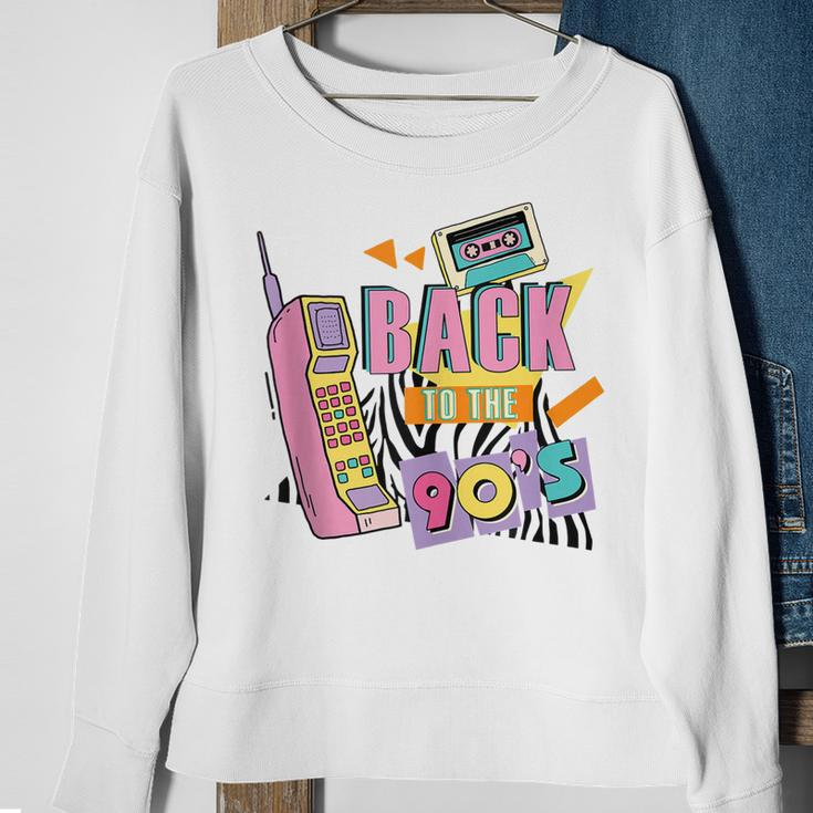 Back To The 90S Outfits For Women Retro Costume Party Men Women Sweatshirt Graphic Print Unisex Gifts for Old Women