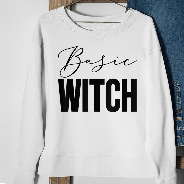 Basic Witch Costume Halloween Sweatshirt Gifts for Old Women