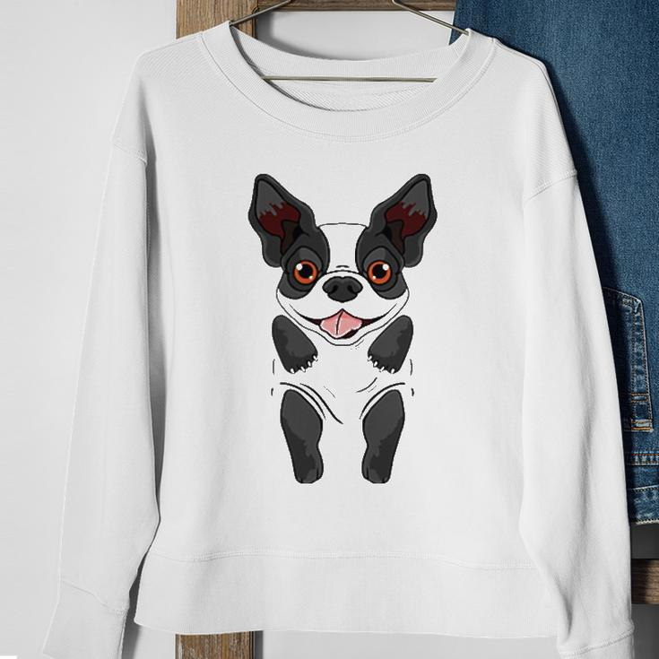Boston Terrier Design For Dog Lover Sweatshirt Gifts for Old Women