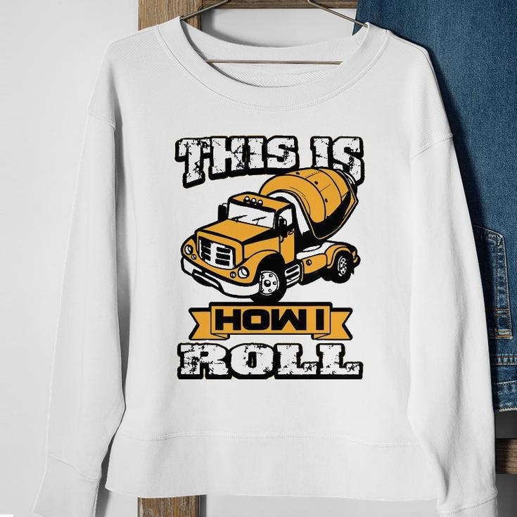 Concrete Laborer This Is How I Roll Funny Sweatshirt Gifts for Old Women