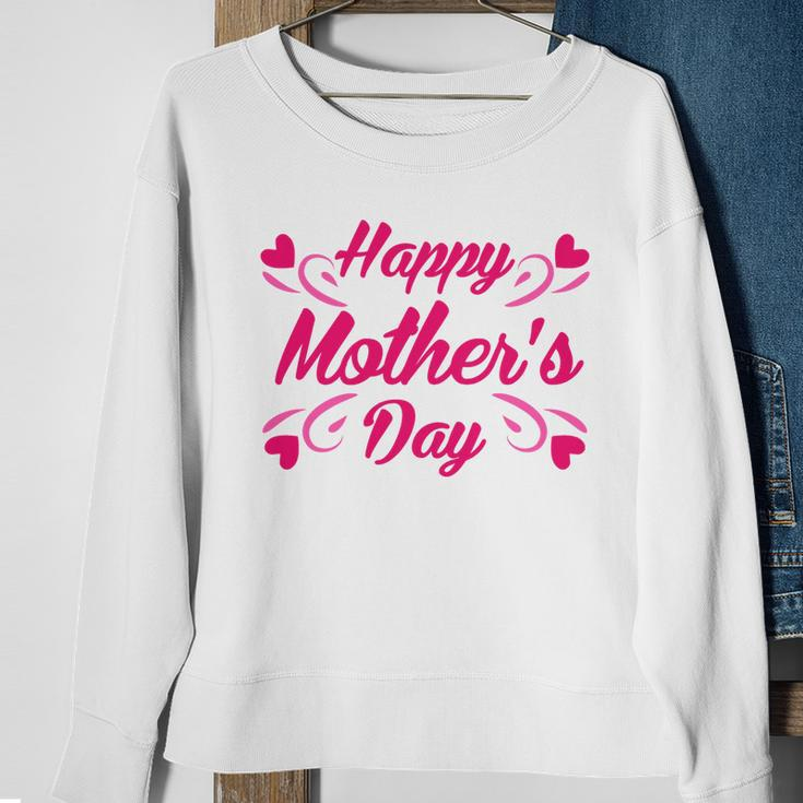 Happy Mothers Day Hearts Gift Sweatshirt Gifts for Old Women