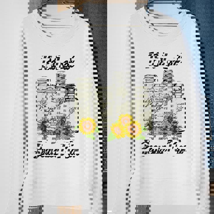 I Eat Local Because I Can Sunflower Sweatshirt Gifts for Old Women I Eat Local Because I Can Sunflower Sweatshirt Gifts for Old Women