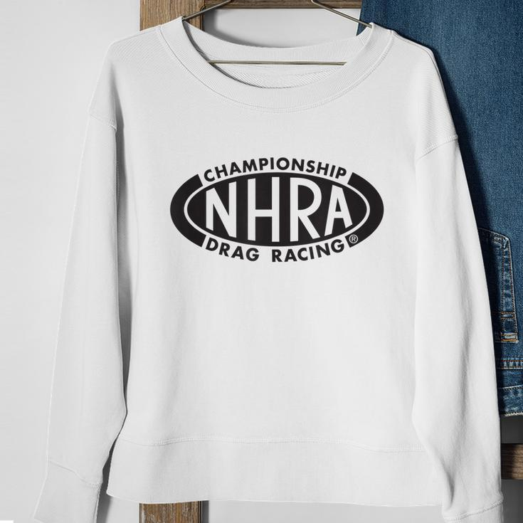 Nhra Championship Drag Racing Black Oval Logo Sweatshirt Gifts for Old Women