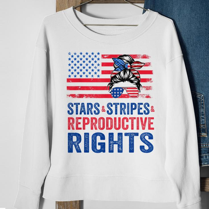 Patriotic 4Th Of July Stars Stripes Reproductive Right V3 Sweatshirt Gifts for Old Women