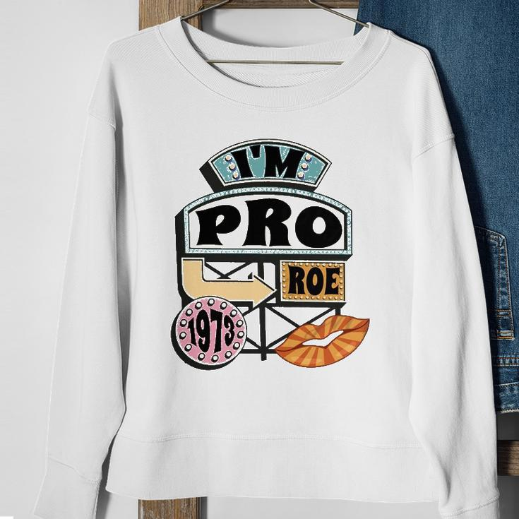 Reproductive Rights Pro Roe Pro Choice Mind Your Own Uterus Retro Sweatshirt Gifts for Old Women