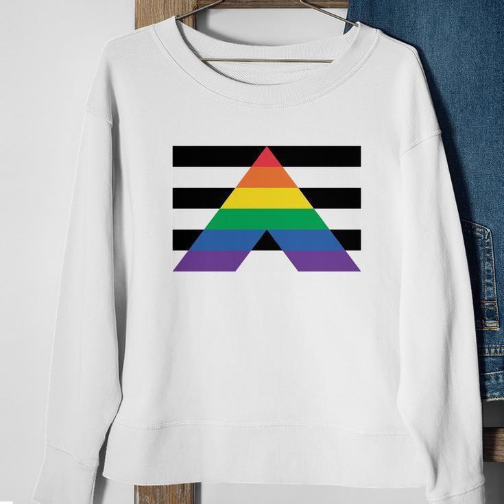Straight Ally Lgbtq Support Tshirt Sweatshirt Gifts for Old Women