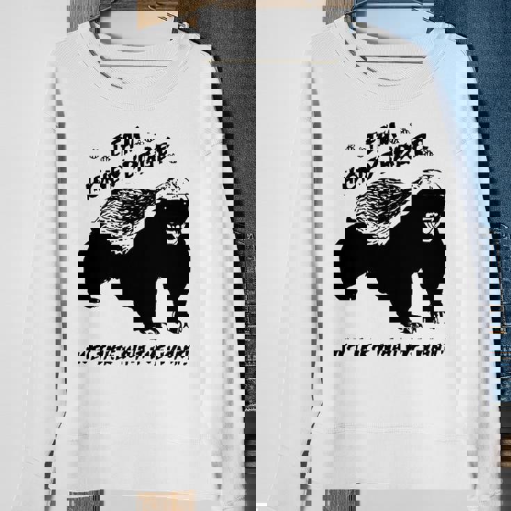 Team Honey Badger V3 Sweatshirt Gifts for Old Women