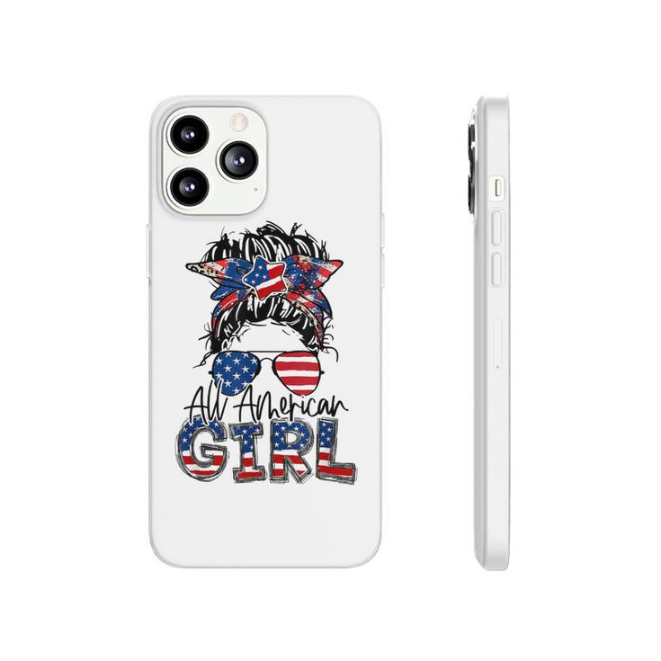 All American Girl 4Th Of July Girls Kids Sunglasses Family  V2 Phonecase iPhone