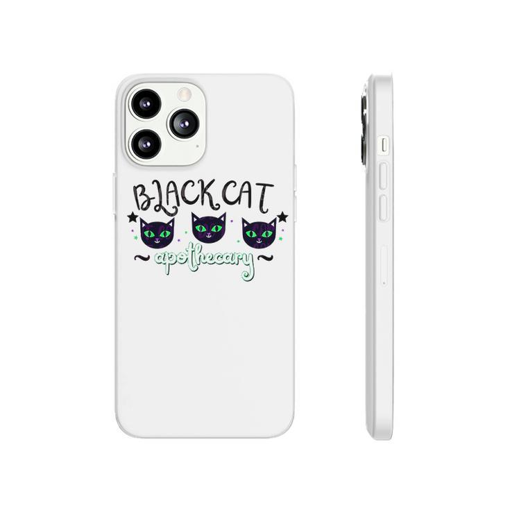 Black Cat Apothecary Halloween Gift Phonecase iPhone