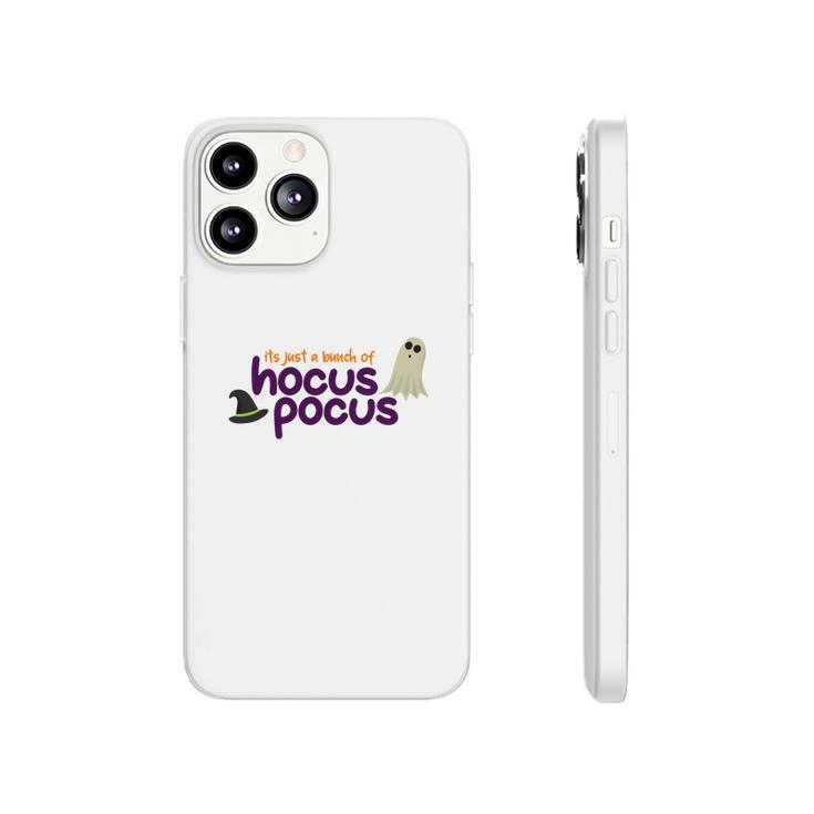 Boo Witch Hat Its Just A Bunch Of Hocus Pocus Halloween Phonecase iPhone