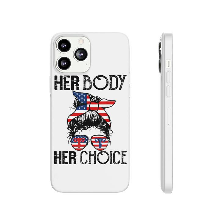 Her Body Her Choice Pro Choice Feminist  V3 Phonecase iPhone