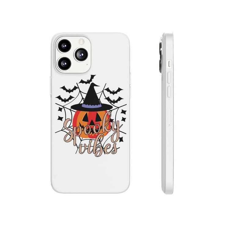 Thick Thights And Spooky Vibes Halloween Pumpkin Ghost Phonecase iPhone