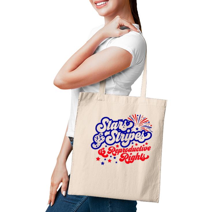 Stars Stripes Reproductive Rights Pro Roe 1973 Pro Choice Women&8217S Rights Feminism Tote Bag