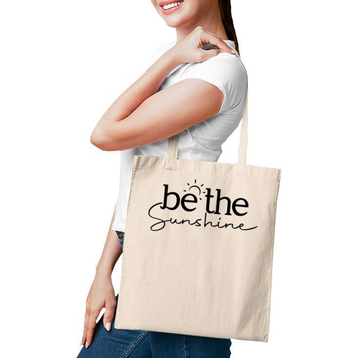 Be The Sunshine Retro Beach Vacation Summer Quote Women Gift Tote Bag