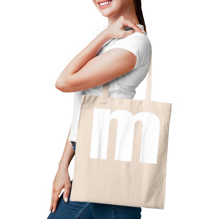 Letter M Groups Costume Matching For Halloween Or Christmas Tote Bag