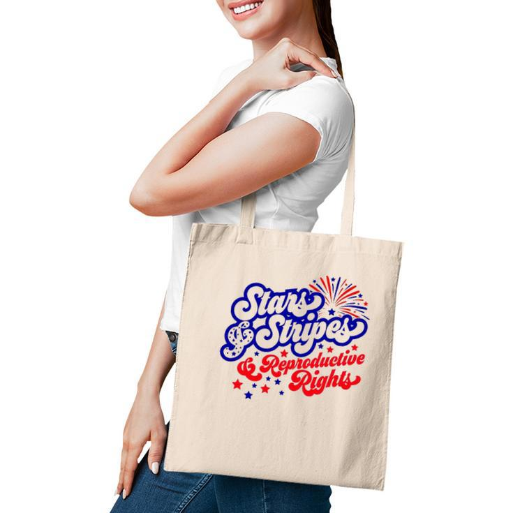 Stars Stripes Reproductive Rights Pro Roe 1973 Pro Choice Women&8217S Rights Feminism Tote Bag