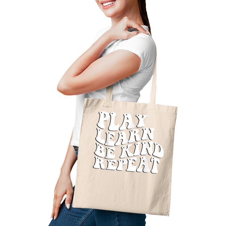 Unity Day Orange Play Learn Be Kind Repeat Unity Day Orange Tote Bag