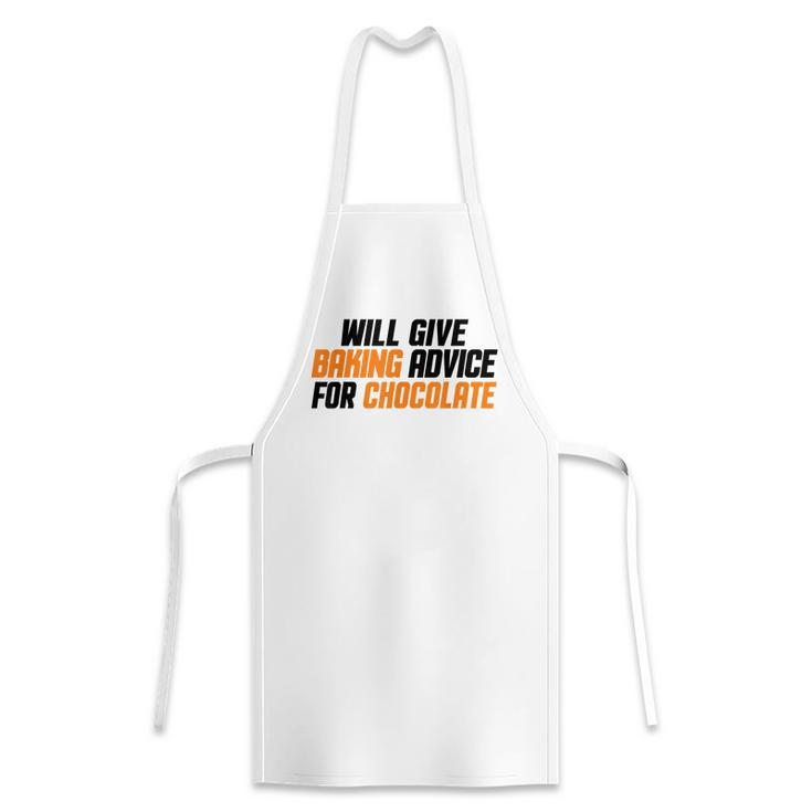 Funny Baker Chef Will Give Baking Advice For Chocolate V2 Apron