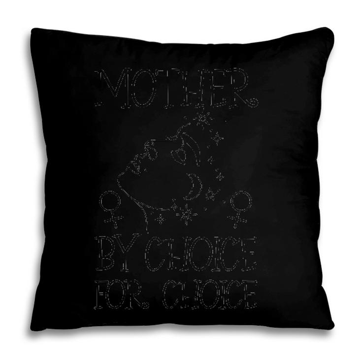 Mother By Choice For Choice Reproductive Rights Abstract Face Stars And Moon Pillow