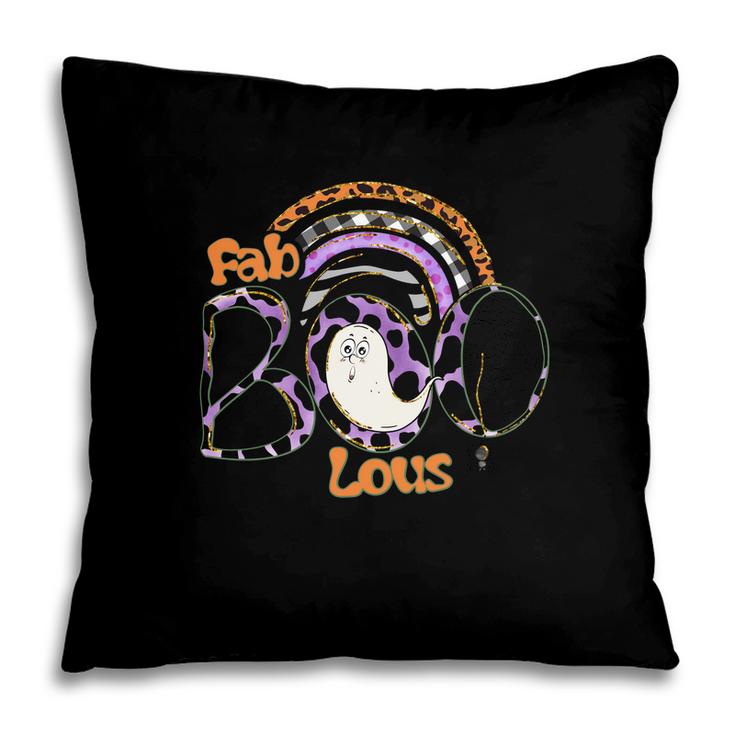 Fabboolous Boo Crew Rainbow Halloween Pillow