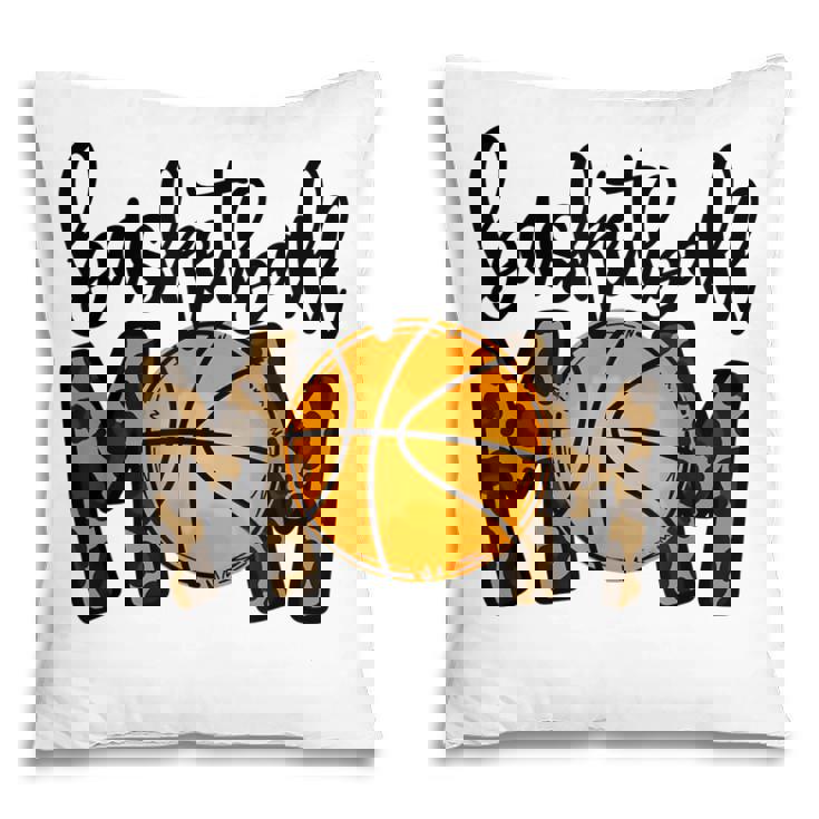 Basketball Mom Leopard Basketball Mama V2 Pillow
